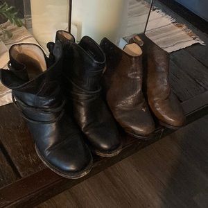 2 pair Freebies by Stevens booties.